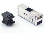 QSFP28 2x1cage