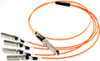 40G QSFP+ to 4X 10G SFP+ breakout Active Optical